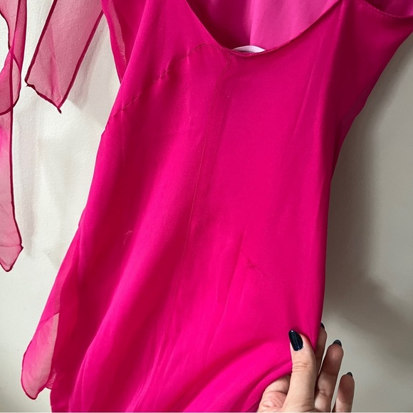 Amanda Uprichard Cassilda Gown maxi dress in Berry Size XS - Picture 8 of 12